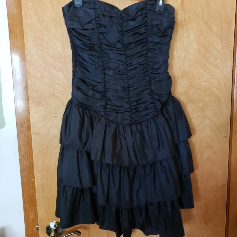 Black 80s Style Dress